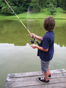 Alex fishing