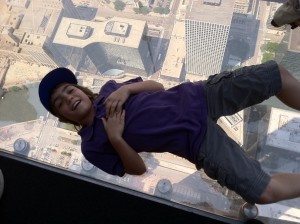 The ledge at the Willis Tower