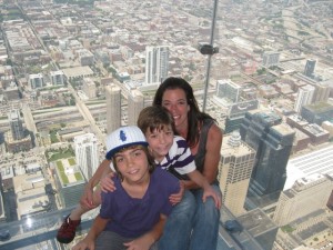 Willis Tower with Karen