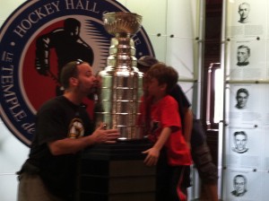 We kiss the Stanley Cup in Toronto